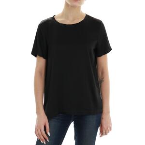 T-SHIRT VISCOSA VICOLO NERO